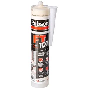 Rubson FT101 kleisteen, Mastic Polymeer multimateriaal, voor alle soorten voegen, reparatie van scheuren, collages, binnen en buiten, cartridge 280 ml