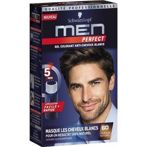SCHWARZKOPF Perfect witte haarverf voor mannen - Natuurlijk bruin 60