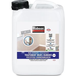 Rubson Vochtige Binnenmuren Coating 5 L Jug | Rubson Vochtige Binnenmuren Coating | Waterdichte Coating | Vochtbestreiding & Transparant