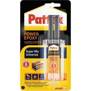 Pattex Super Mix Express 11 ml Blistercard | 2-componentenlijm Epoxy | Extreem sterk & Snel Drogend.