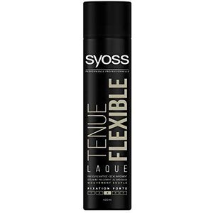 Syoss - Flexibele haarspray - Sterke fixatie - Zachte beweging - Droogt snel - 400 ml spuitbus