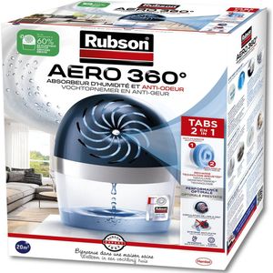 Rubson Vochtopnemer AERO360 - Vochtvreter - Luchtontvochtiger - 20m2