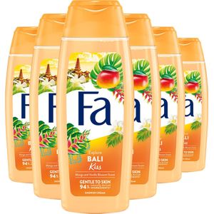 Fa Bali Kiss - Douchegel - Voordeelverpakking - 6 x 250 ml