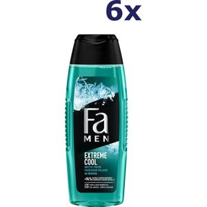 6x Fa Douche 250 ml Men Extreme Cool