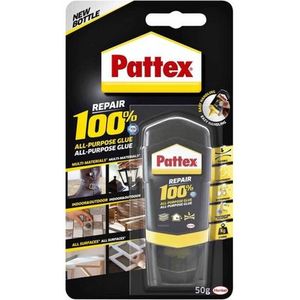 Lijm Pattex 100% tube 50gram op blister | Blister a 1 stuk