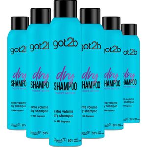 Got2B - Fresh&Fabulous - Droogshampoo - Volume - Voordeelverpakking - 6x 200 ml