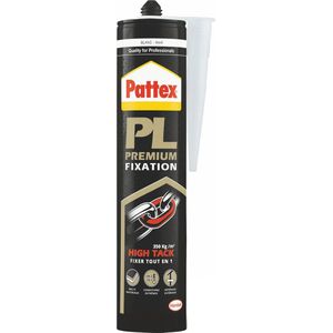 Pattex PRO600 Zware voorwerpen, wit, sterke lijm voor binnen en buiten, sterke hechtingslijm, plakt alle materialen met onmiddellijke grip, patroon 460 g