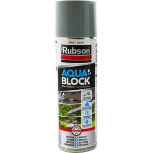 Rubson Spraycoating Aquablock Grijs 300ml | Tape & lijm