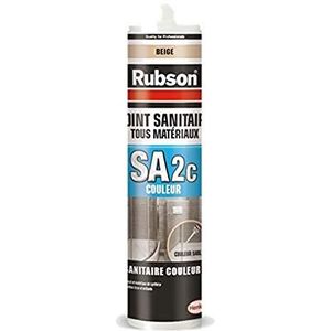 Afdichtmiddel voor sanitair, voor geëmailleerde en synthetische oppervlakken, siliconenafdichting, beige, patroon van 280 ml