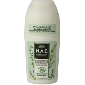 N.A.E. - Biologische deodorant 24 uur geurbescherming – biologisch gecertificeerd – verkoelend – Freschzza – 99% ingrediënten van natuurlijke oorsprong – inhoud: 50 ml