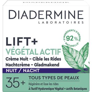 Diadermine - Lift+ - Nachtgezichtscrème - 50 ml - Anti-rimpelverzorging met Plantaardig Hyaluronzuur