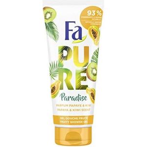 Fa - Shower Gel - Pure Paradise - Papaya & Kiwi Fragrance - 200 Ml