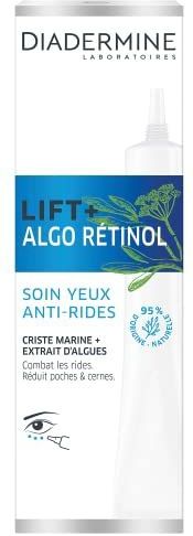 Diadermine - Lift+ Algo Retinol - Oogverzorging - Zwart - Fles van 15 ml