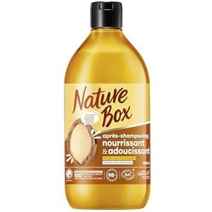 Nature Box Conditioner voor droog tot zeer droog haar, veganistische conditioner met koudgeperste arganolie, ontwart, verzorgt en verzacht, 98% ingrediënten van natuurlijke oorsprong, 385 ml