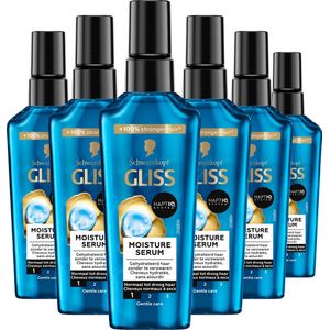 Schwarzkopf - Gliss - Aqua Revive Moisture Serum - Haarserum - 6x75 ml - Voordeelverpakking