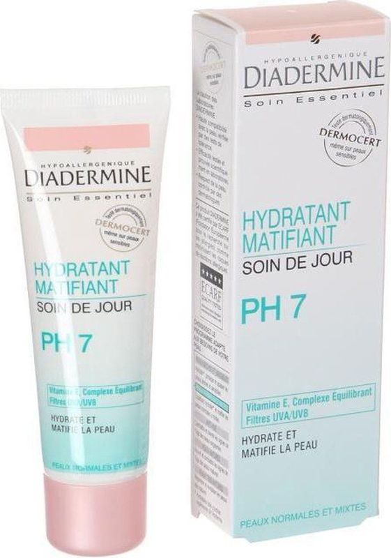 Diadermine - Gezichtscrème PH7 - Hydraterende Dagverzorging - Normale tot Gemengde Huid - Inhoud 50 ml