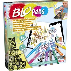 Blopens - Activiteitenset babydieren - Tekenen en kleuren - vanaf 5 jaar - Lansay