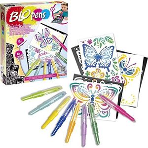 Blopens - Activiteitenset vlinders – tekeningen en kleuren – vanaf 5 jaar – Lansay