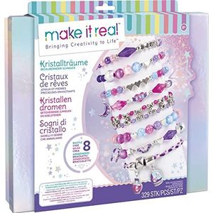 Make It Real - Sieradenset Betoverende droomkristallen - Sieraden maken - Vanaf 8 jaar - Lansay