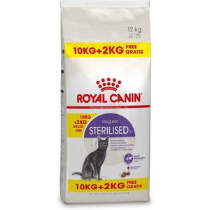 10  12 kg Royal Canin Droogvoer Katten - Sterilised 37 (10 kg  2 kg)