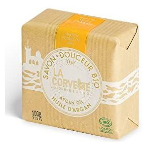La Corvette Biologische Marseille Zeep met Arganolie 100 gr