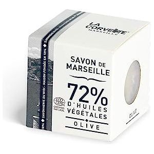 La Corvette – Savon de Marseille Olive – 100g Blok in Doosje – 100% Natuurlijk – Ecocert Gecontroleerd – Zonder Palmolie – Hypoallergeen