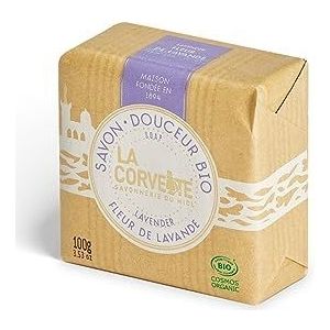 La Corvette Biologische Marseille Zeep met Lavendel 100 gr