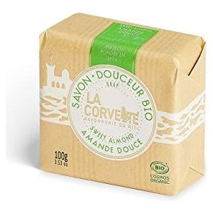 La Corvette Biologische Marseille Zeep met Amandel 100 gr