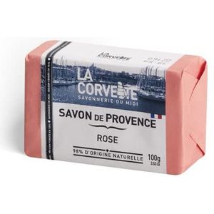 La Corvette – Provence Rozenzeep – 100g – Natuurlijk – Zonder Palmolie – Zacht voor de Huid