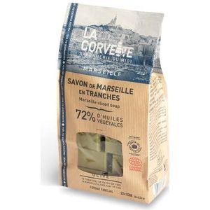 La Corvette - Marseille Zeep OLIVE – 1kg (10x100g) - COSMOS NATURAL - Bulkformaat - Hypoallergeen & Natuurlijke Verzorging