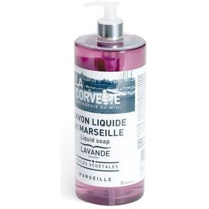 La Corvette Vloeibare marseiller zeep met lavendel, 1000 ml