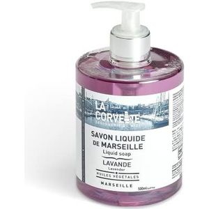 La Corvette Marseille Vloeibare Zeep - Lavendel - 500 ml - Natuurlijke Plantaardige Zeep - Hydraterend & Verzachtend