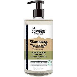 Biologische shampoo vijgen met aloe vera en ezelinnenmelk 500 ml - La Corvette