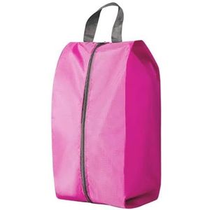 Schoenen Opbergtassen Reizen Draagbare Nylon Schoenen Tas met Stevige Rits Pouch Case Pocket Schoenen Organizer, roze, M