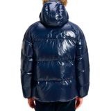 Pyrenex - Sten Amiral - Donsjas - Marine Blauw - Unisex - Capuchon