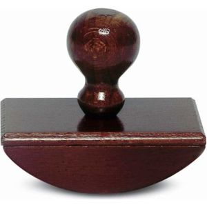 Houten inkt vloeistempel