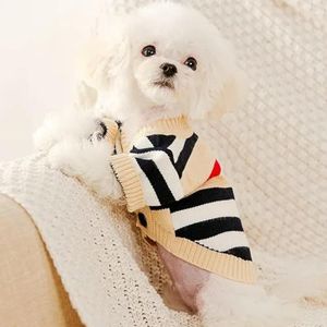 Hond Kleding Chihuahua Huisdier Gestreepte Trui Puppy Kitten Hond Warme Jas Kat Hond Accessoires Pet Outfit