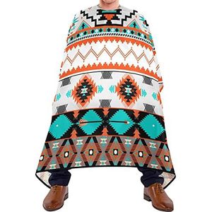Kapper Cape 140x168cm, Azteekse Navajo Bohomia Kapperjurk Grote Professionele Salon Cape Zachte Kappers Cape, Voor Salon, Mannen, Kappers