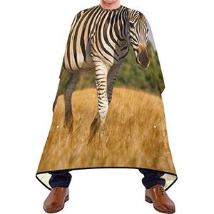 Kapper Cape 140x168cm, Afrikaanse dier zebra kappers cape grote haar knippen jurk duurzaam haar gesneden cape, voor mannen, haar styling, volwassenen