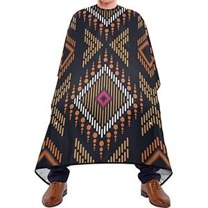 Azteekse Navajo professionele kapsaloncape, waterdichte kappersjurk, verstelbare kappersjurk, voor haarstyling, kinderen, kappers
