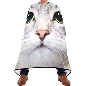 Haar knippen schort 140x168cm, Cat Eyes Black Salon Kapper Cape Grote Kappers Cape Zachte Kapper Jurk, Voor Kapperszaken, Verven Styling, Kappers