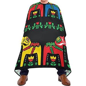Kapper Cape 140x168cm, Zweedse paardenhaar snijjurk unisex kappersjurk grote haarsnit cape, voor kappers, volwassenen, salon