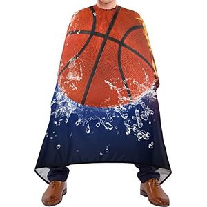 Haar knippen schort 140x168 cm, basketbal kappers cape duurzaam haar knippen jurk waterdichte haarsnit cape, voor salon, haar styling, mannen