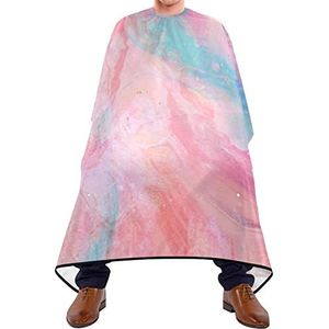 Kapperscape 140 x 168 cm, aquarelspray, professionele kappersjurk, mode, herencape, waterdicht, uniseks, kappersjurk, voor verven, barbier