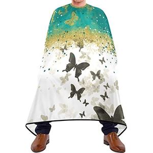 Haar snijden schort 140x168cm, vlinder kunst haar gesneden cape duurzame salon kapper cape grote kapper jurk, voor kappers, volwassenen, salon