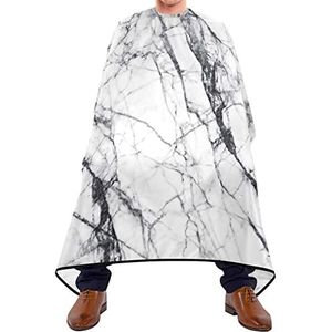 Kapper Cape 140x168cm, Zwarte Korrel Marmeren Kappers Cape Unisex Haar Snijjurk Waterdichte Kappers Toga, Voor Vrouw, Mannen, Kapper