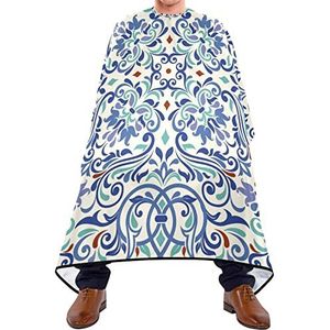 Kapper Cape 140x168cm, Turkse Kleurrijke Patroon Kapper Jurk Duurzaam Kappers Cape Waterdichte Salon Kapper Cape, Voor Mannen, Vrouw, Kappers