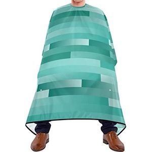 Kapper Cape 140x168cm, Teal Hout Salon Kapper Cape met Snap Sluiting Of Haak Kappers Snijjurk Grote Professionele Salon Cape, Voor Vrouwen, Salon, Mannen