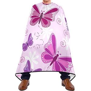 Kapper Cape 140x168cm, Elegante Vlinder Haar Gesneden Cape Met Snap Sluiting Of Haak Kappers Cape Grote Kappers Snijjurk, Voor Vrouw, Kappers, verven Styling