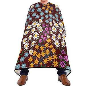 Kapper Cape 140x168cm, Kleurrijke Daisy Salon Kapper Cape Waterdichte Haar Cut Cape Unisex Kapper Jurk, Voor Kappers, Volwassenen, Haar Styling